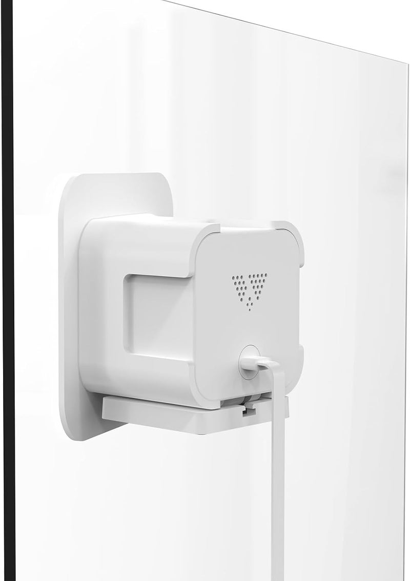 SURVADV Window Mount for Wyze Cam V3/V3 Pro/V4, Adjustable Angle Tilt, No Screws, No Reflections, Self-Adhesive, Damage-Free Installation for Indoor/Outdoor Monitoring, Glass Windows/Door Bracket Holder-White - Image 3